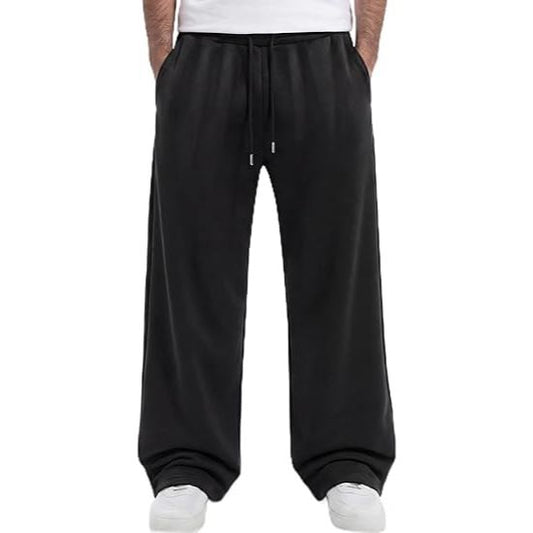 Men’s Baggy Wide-Leg Open-Bottom pants